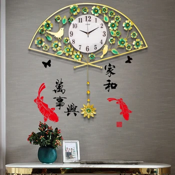 Часы для декора стен, настенные часы для гостиной, современные и простые, созданные художником, настенные часы с модной атмосферой, персонализированные