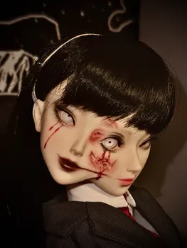 Новое поступление BJD SD кукла-игрушка 1/4 м Полный комплект Двойное Лицо Сросшееся Аниме Ужасов Профессиональный макияж Бесплатная доставка