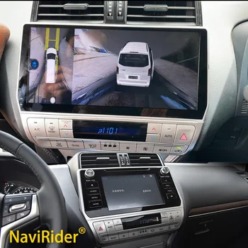 12,3-Дюймовый Автомобильный Мультимедийный Видеоплеер Android 13 Радиоэкран Для Toyota Prado 2021 2019 2020 CarPlay 2Din Авторадио GPS Стерео
