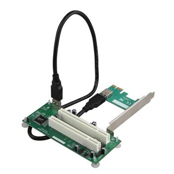Слот-карта Diewu ASMedia / ASM1083 PCIe для двухконвертера PCI для видеокарты