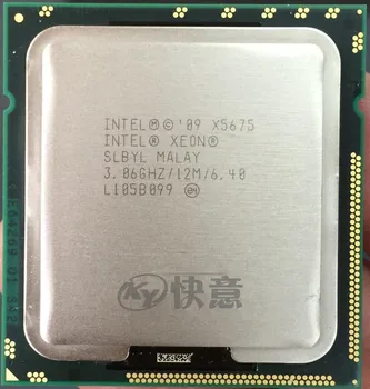 Процессор Intel Xeon X5680 Шестиядерный Серверный процессор LGA 1366 100% работает должным образом ПК компьютер Серверный процессор