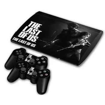 Наклейка-скин The Last of Us Наклейка-скин для PS3 Slim 4000 для консоли PlayStation 3 и контроллеров для PS3 Slim виниловая наклейка-скин