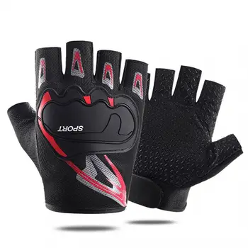 Дышащие велосипедные перчатки MTB, велосипедные перчатки для шоссейного велосипеда, нескользящие велосипедные перчатки на половину пальца, мужские женские уличные нескользящие тактические перчатки