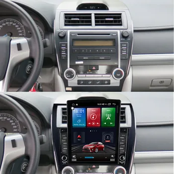 Мультимедиа Navi Головное Устройство Автомобиля IPS DSP Аудио Радио Tesla Плеер Android 10 64 ГБ Для TOYOTA CAMRY 2012 2013 2014 GPS