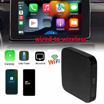 Беспроводной Carplay Ai Box Адаптер Wi-Fi Auto Box Для Tesla Model 3/Y/S/X Двухдиапазонный Беспроводной Адаптер Carplay 2.4 G + 5G Аксессуары