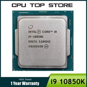 ИСПОЛЬЗУЕМЫЙ 10-ядерный 20-потоковый процессор Intel Core i9 10850K с частотой 3,6 ГГц L3 = 20 МБ 125 Вт LGA 1200