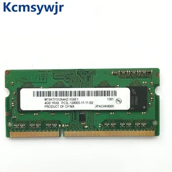 Чипсет Micron 4GB 1RX8 2Rx8 PC3L 12800S DDR3 1600MHz 4gb Памяти Ноутбука Модуль ноутбука SODIMM RAM