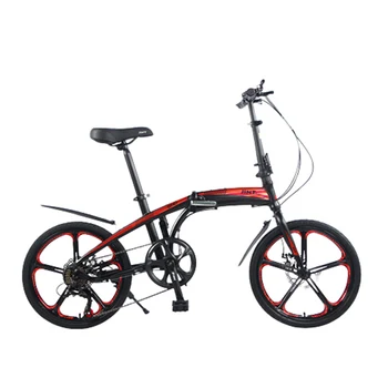 Складной велосипед из алюминиевого сплава для взрослых, противоскользящий горный велосипед, регулируемый, износостойкий, дорожный велосипед