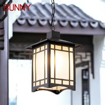 Классический подвесной светильник BUNNY в стиле Ретро, современная уличная светодиодная лампа, водонепроницаемая для украшения домашнего коридора