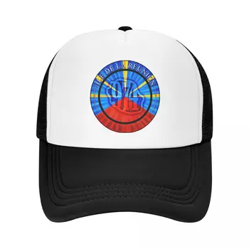 Изготовленная на заказ бейсболка с флагом острова Реюньон 974 Спортивная Женская Мужская регулируемая шляпа дальнобойщика Весенние бейсболки Snapback