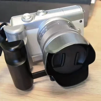 Пластина L-Образного Кронштейна Камеры Canon EOS M100 M200 Быстроразъемная Пластина Для камеры Вертикальная Съемка Рукоятка Держатель Доска Черный