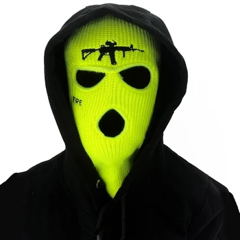 Балаклава, маска для лица, Мотоциклетный тактический лицевой щиток, защита шеи, Лыжная маска, Морозостойкая маска для всего лица, маска для косплея, маска гангстера