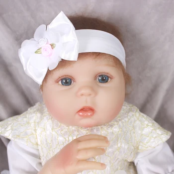 Кукла-реборн 20-дюймовая силиконовая виниловая кукла-реборн-бэби bonecas Cute pricess girl doll для детского Подарка