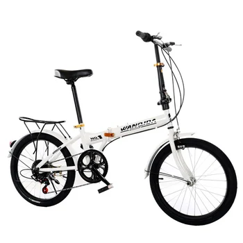 20-дюймовый велосипед с переменной скоростью для взрослых, Инструменты для езды на велосипеде, Рама из алюминиевого сплава, Двойная V-образная Тормозная система, Складной велосипед