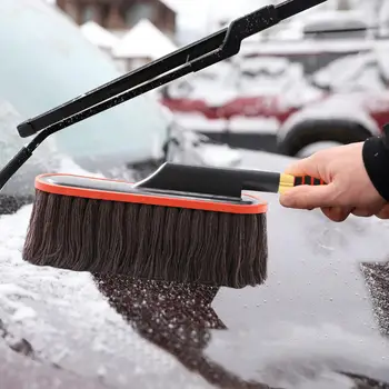 Автомобильная щетка для вытирания пыли с выдвижной ручкой для автомобильного фургона