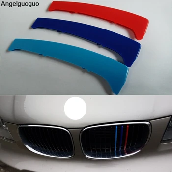 Для 2004-2015 BMW 1 серии E88 Cabriolet Cabrio 2008-2015 M Sport Накладка на переднюю решетку Радиатора Наклейки на крышку гриля (12 решеток)