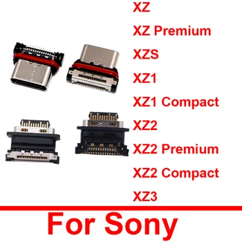 Micro USB Порт Для Зарядки Sony Xperia 1 5 8 10 10 Plus Xperia 1 II 5 II 10 II Mini Tpye C USB Зарядное Устройство Док-разъем Запчасти