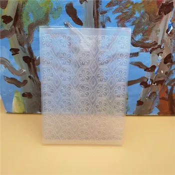 Цветочный Алмазный фон Пластиковый шаблон для изготовления открыток Бумажный Фотоальбом Свадебное украшение Папка для скрапбукинга с тиснением