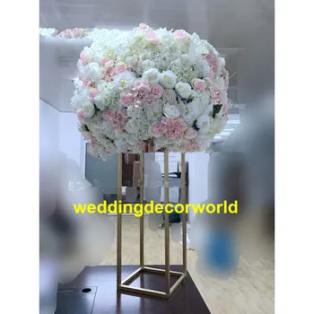 оптовая продажа искусственных роз свадебная арка цветок настенный фон центральное украшение цветочные шары для стола свадебное украшение senyu0426