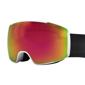 Новые магнитные сферические лыжные очки, двухслойный противотуманный шлем, лыжные очки, очки для активного отдыха, специальное снаряжение