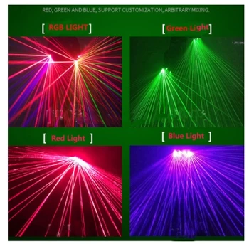 Новейшее Поступление Рождественских Лазерных Перчаток С 3 Шт 532 нм 80 МВт Зелено-Красные Лазерные Перчатки Сценическое Лазерное Шоу Led Laserman Show Перчатки