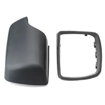 Автомобильная черная накладка на зеркало заднего вида, крышки боковых зеркал с заменой для E53 X5 2000-2006 Справа