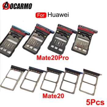 5 шт. для Huawei Mate 20 10 Pro 20P Sim-карта Nano SIM лоток Слот держатель Запасные части