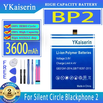 Сменный аккумулятор YKaiserin емкостью 3600 мАч BP2 для Silent Circle Blackphone 2 Blackphone2 для мобильных телефонов Batteria