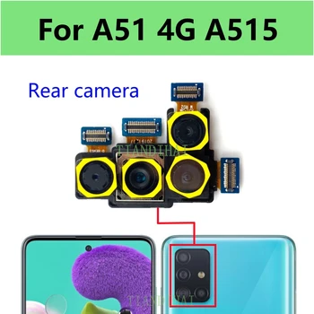 Оригинальная Задняя Камера Для Samsung Galaxy A51 4G A515 A515F Основная Задняя Большая Камера Изображение Модуль Фотосъемки Детали Гибкого Кабеля