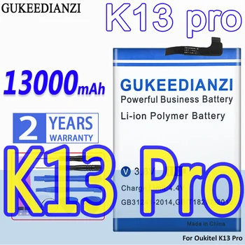Сменный аккумулятор GUKEEDIANZI большой емкости 13000 мАч для аккумуляторов Oukitel K13 pro K13pro