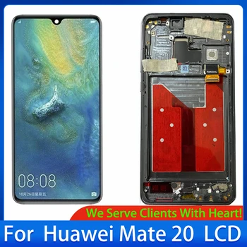 Оригинал для Huawei Mate 20 ЖК-дисплей с рамкой Сенсорный экран Дигитайзер в сборе Ремонт ЖК-экрана Huawei Mate 20