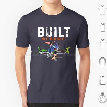 Мультяшная футболка для пилота FPV-дрона Freestyle в подарок, хлопковая крутая футболка 6xl, FPV-дрон, Беспилотный летательный аппарат, Беспилотная жизнь, пилот Дрона, гонки на беспилотных летательных аппаратах FPV