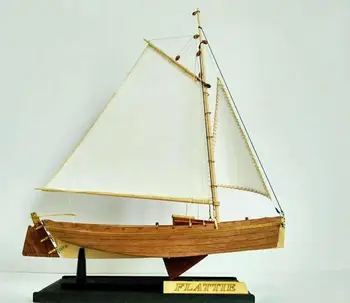 набор деревянных моделей парусника Versin Hobby ship из массива дерева: плоская модель американской рыбацкой лодки в масштабе 1/35