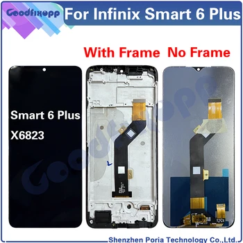 Для Infinix Smart 6 Plus X6823 ЖК-дисплей сенсорный экран Дигитайзер в сборе Ремонт Замена деталей