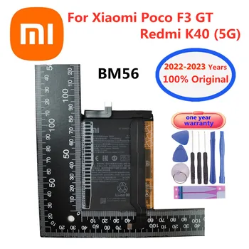 Xiao Mi 5065mAh BM56 Высококачественная Сменная Батарея Для Телефона Xiaomi Mi Poco F3 GT Redmi K40 5G Игровые Аккумуляторные Батареи