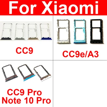 Держатель Лотка Для SIM-карт Xiaomi Mi Note 10 CC9E A3 CC9 9 Lite Pro Micro Sim Reader Слот Для Карт Адаптер Запасные Части