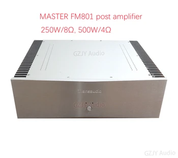 Постусилитель MASTER FM801 высокого класса, MJL4281 2N3440/5416 /250 Вт/8Ω 500 Вт/4Ω С Односторонним + Сбалансированным 2-полосным входом
