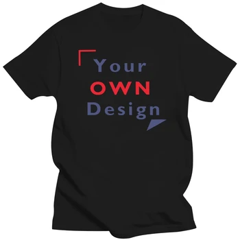 Индивидуальная Настройка Уникальной эксклюзивной подарочной футболки из чистого хлопка Вашего собственного дизайна Классическая футболка Homme Мужская одежда Нового дизайна