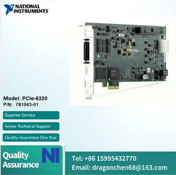 NI PCIe-6320 781043-01 PCI Express, 16 устройств искусственного интеллекта (16 бит, 250 kS/s), 24 многофункциональных устройства ввода-вывода DIO