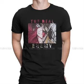 Eren Real Enemy Специальная футболка Attack On Titan Аниме Высшего Качества Идея Креативного Подарка Материал Для Футболки