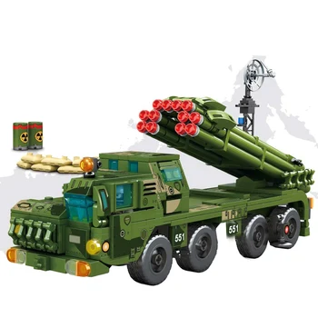 2022 Вторая мировая война WW2 Армия Военные Солдаты Городская полиция спецназ Ракетная установка дальнего действия Строительные блоки Кирпичи Детские игрушки