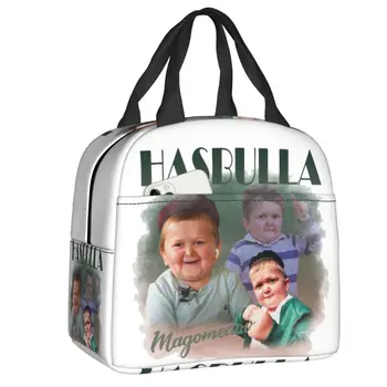 Забавная сумка для ланча Habulla Для мужчин и женщин, холодильник, теплый изолированный ланч-бокс для детей, школьные Рабочие сумки для пикника, сумки для еды