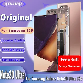 Оригинальный AMOLED Для Samsung Note 20 Ultra LCD Для Samsung Galaxy Note20 Ultra display N985F N985F/DS N986 Сенсорный Экран Дигитайзер