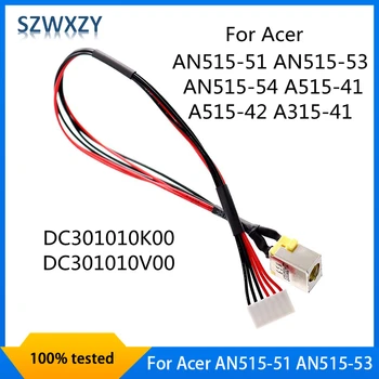 Для Acer AN515-51 AN515-53 AN515-54 A515-41 A515-42 A315-41 Разъем питания постоянного тока Soket Кабель для зарядки порта DC301010K00 DC301010V00