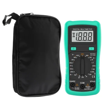 Прочный мультиметр, черная холщовая сумка, водонепроницаемый ударопрочный мягкий чехол для цифрового мультиметра серии UT 20x12x4cm