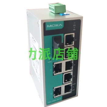 Новое оригинальное точечное фото для MOXA EDS-208A-M-SC 1 Оптический 7 Электрический переключатель Промышленный коммутатор Ethernet