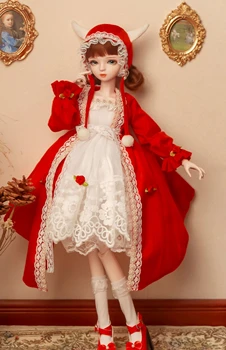 Куклы BJD Пластиковая кукла BJD 56 см подвижная кукла с женским суставом включает одежду и обувь
