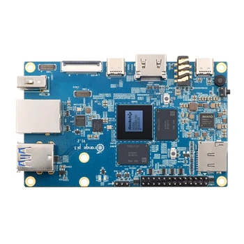 для 8-ядерного процессора Orange Pi 5 RK3588S 4 ГБ 8 ГБ 1000 МБ Модуль Lan-HDMI-M2-PCIE-USB3.0 Компьютер Работает под управлением Debian11