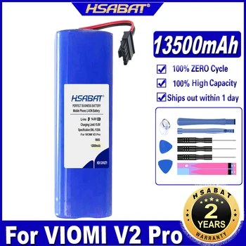 Вакуумный аккумулятор HSABAT V2 Pro 13500 мАч для VIOMI V2 Pro, VRVCLMB21B для аккумуляторов Xiaomi STYJ02YM