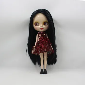2017 Обнаженная Кукла Блит, модная кукла с черными волосами, Фабричная кукла, Подходящая Для DIY Change BJD Toy Для девочек